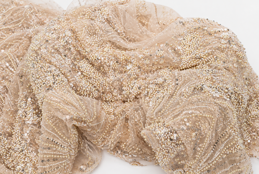 Champagne Sequin Embellished